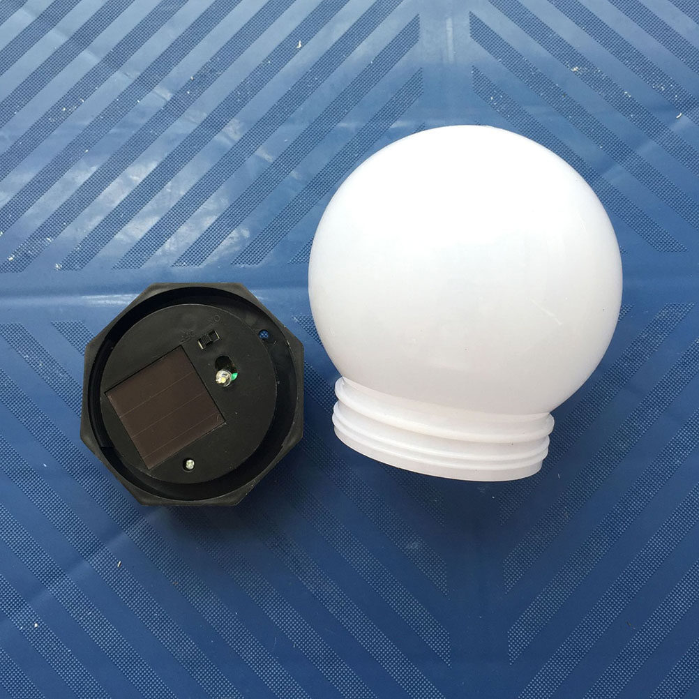 Pool Light Solar Rechargeable - Zonne-tuinverlichting, 6-pack ronde buitenlampen voor terras,