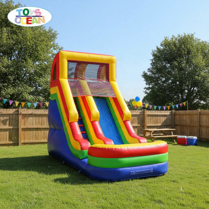 Water Slide Inflatable - Fabrieksgemaakte opblaasbare waterglijbanen voor kinderfeestjes, perfect