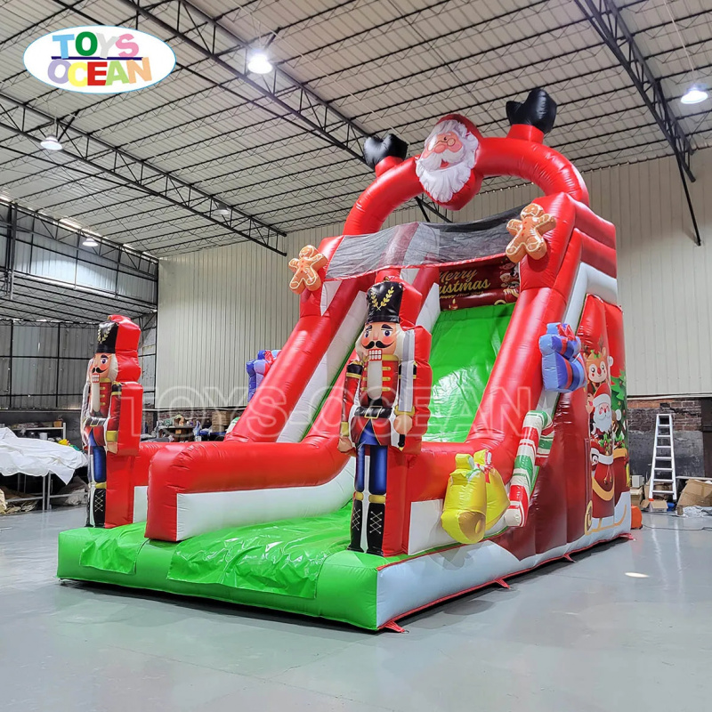 Water Slide Inflatable - Opblaasbare kerstglijbaan voor buiten, geschikt voor