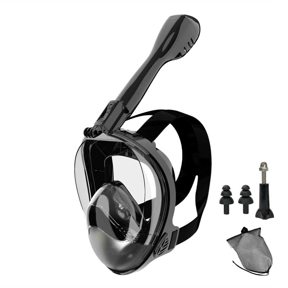Snorkel Mask Full Face - Volgelaatssnorkelmasker Duikmasker voor volwassenen en jongeren