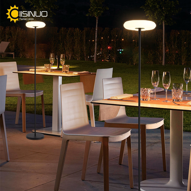 Pool Light Solar Rechargeable - Buitenvloerlamp op zonne-energie, 4400mAh oplaadbare batterij,