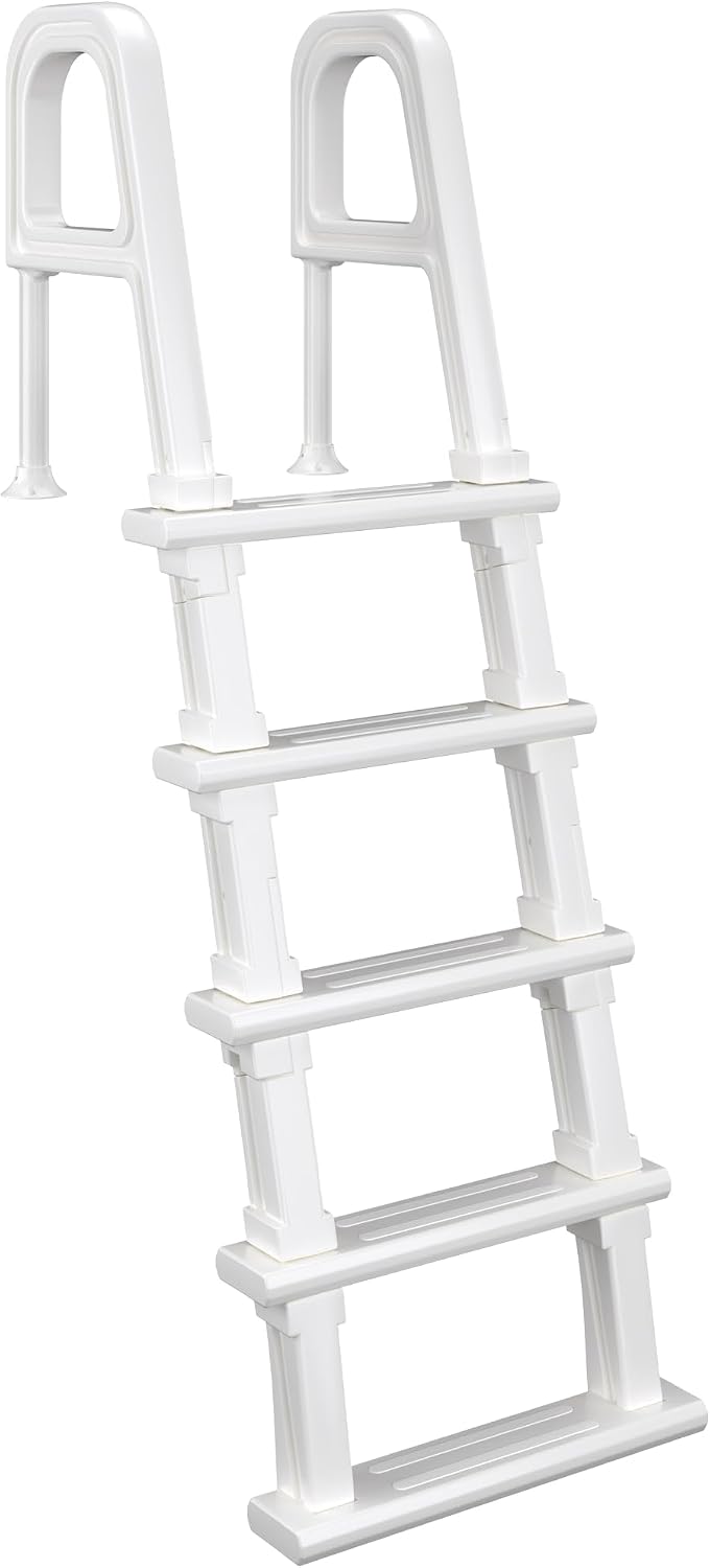 Pool Ladder Above Ground - Zwembadtrap, 5-traps zwembadtrap met dubbele handgrepen