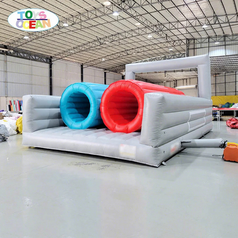 Water Slide Inflatable - Opblaasbaar waterparcours met hindernissen, springkussen en