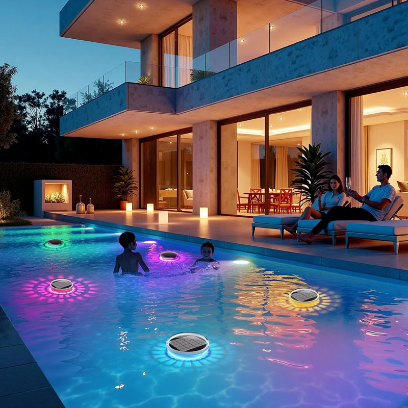 Pool Light Solar Rechargeable - Zwembadverlichting, oplaadbaar drijvend op zonne-energie, zwembadverlichting