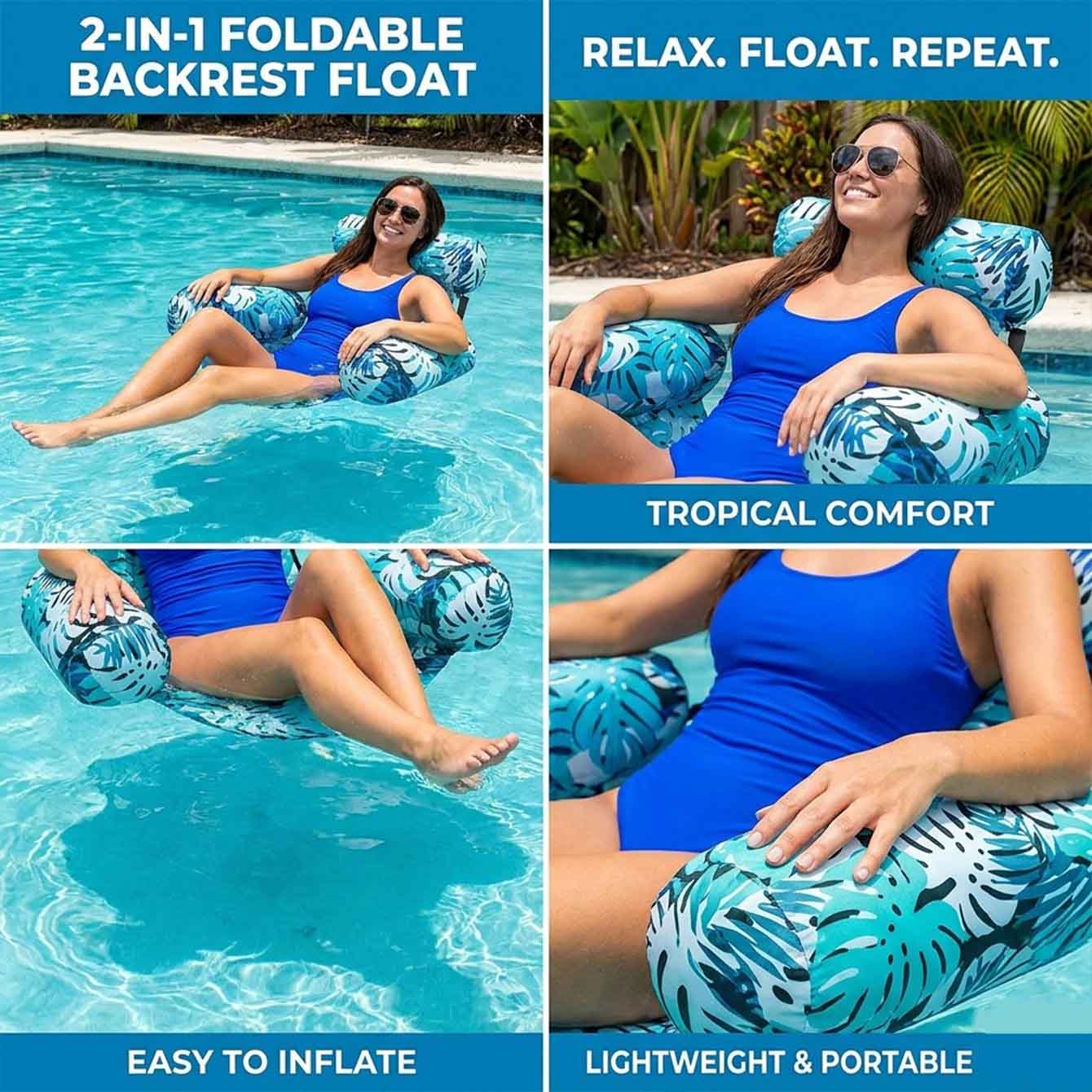 1PC Zwembad Drijft Opblaasbare - Pool Lounger Inflatable recensie en prijs