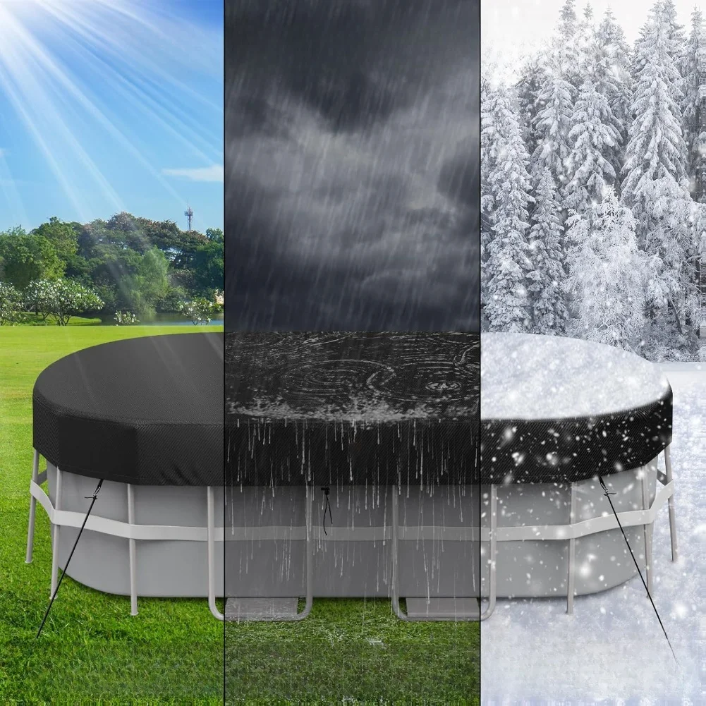 Ovale zwembadafdekking op zonn - Pool Cover Waterproof recensie en prijs