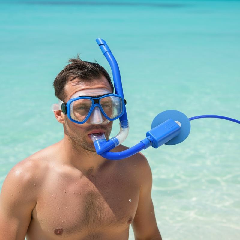 Droog ademhalingsmasker 1 stuk - Snorkel Mask Full Face recensie en prijs