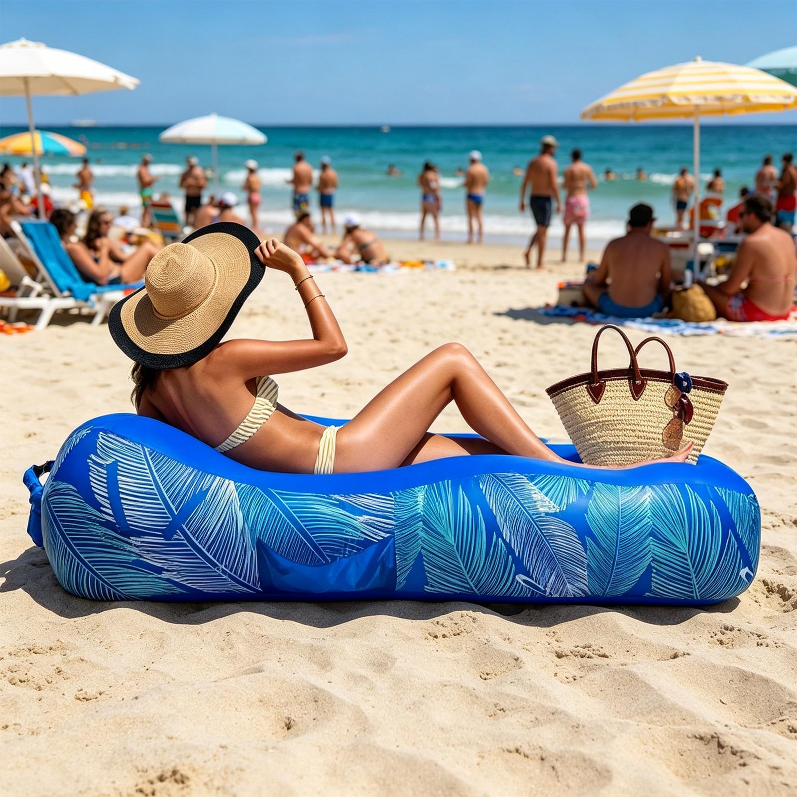 Opblaasbare ligstoel met zonne - Pool Lounger Inflatable recensie en prijs