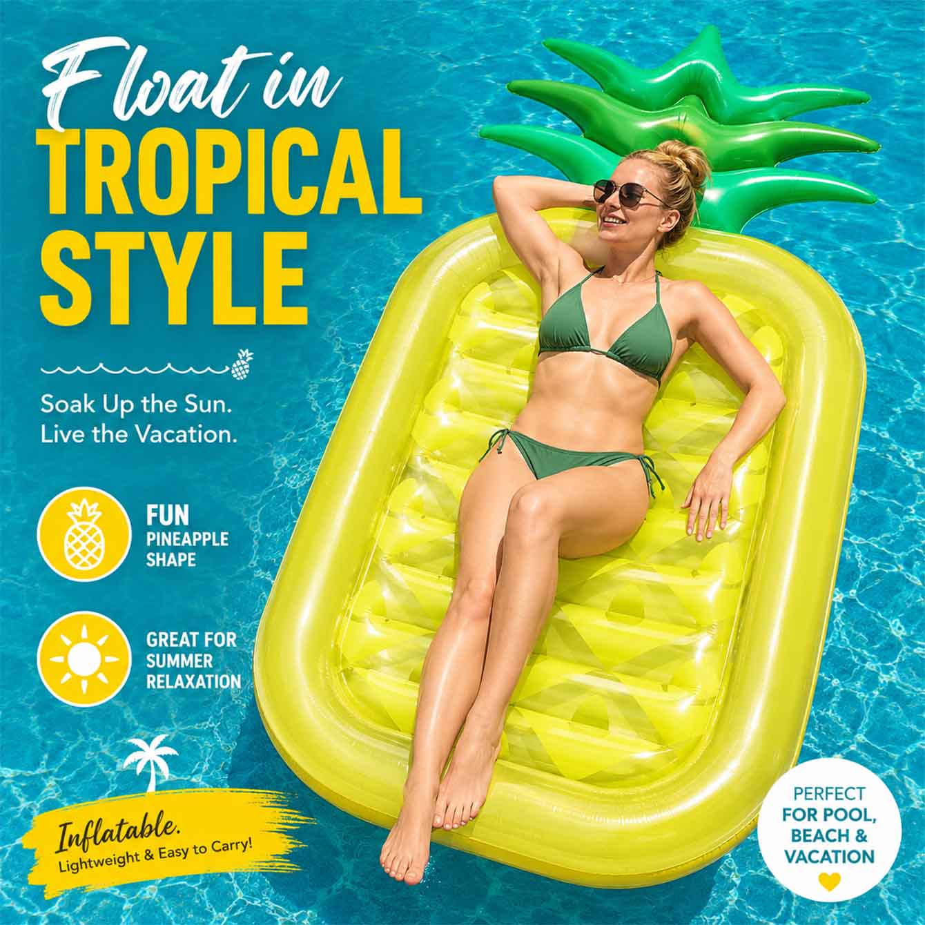 Opblaasbare zwemband, opblaasb - Pool Lounger Inflatable recensie en prijs