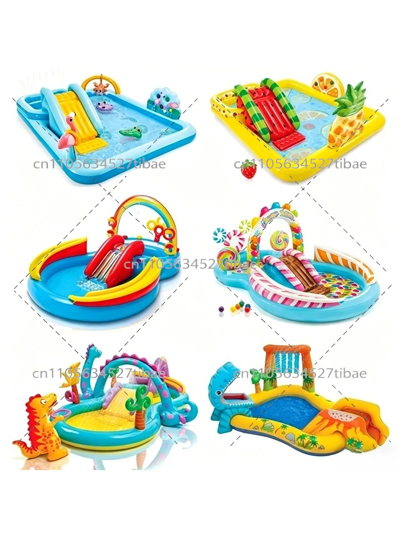 Opblaasbaar regenboog kinderzw - Water Slide Inflatable recensie en prijs
