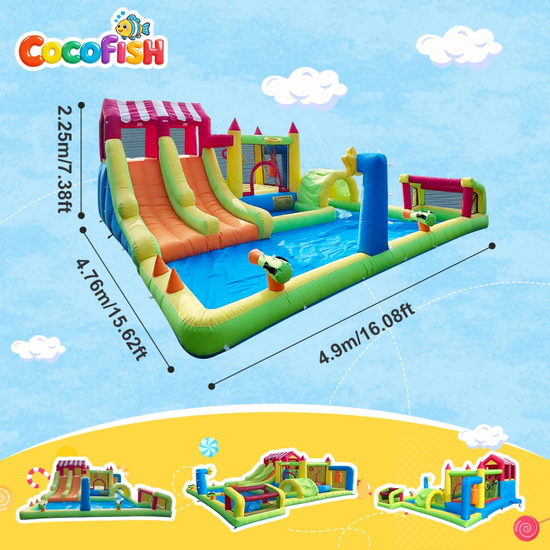 Cocofish Cocofish Tuin Zomer W - Water Slide Inflatable recensie en prijs