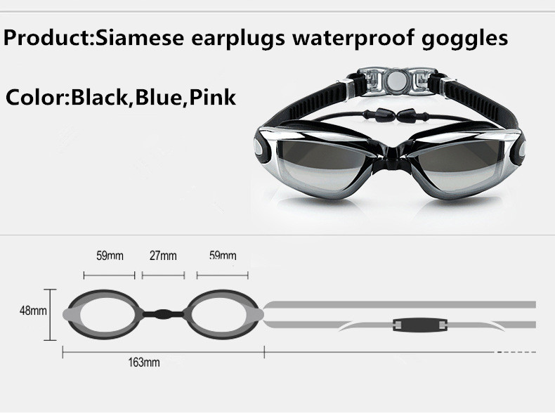 Zwembril Volwassen zwembadbril - Swim Goggles Anti Fog Uv recensie en prijs