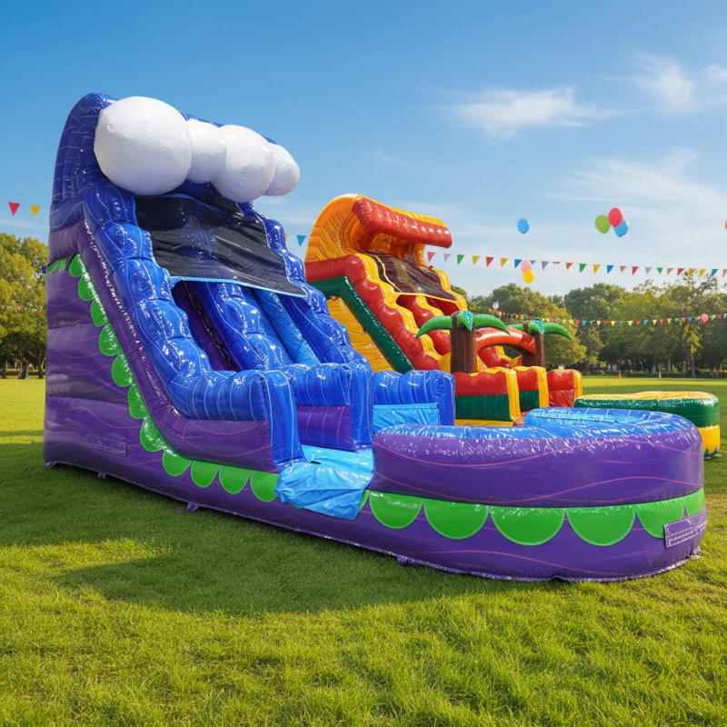 Commerciële opblaasbare waterg - Water Slide Inflatable recensie en prijs