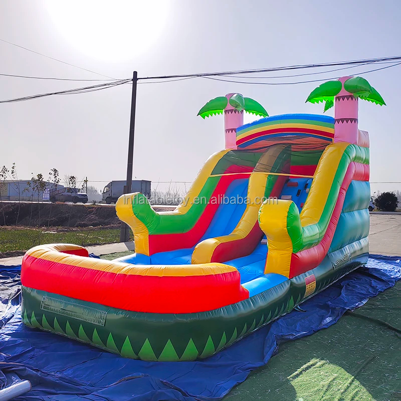 Duurzame PVC commerciële opbla - Water Slide Inflatable recensie en prijs