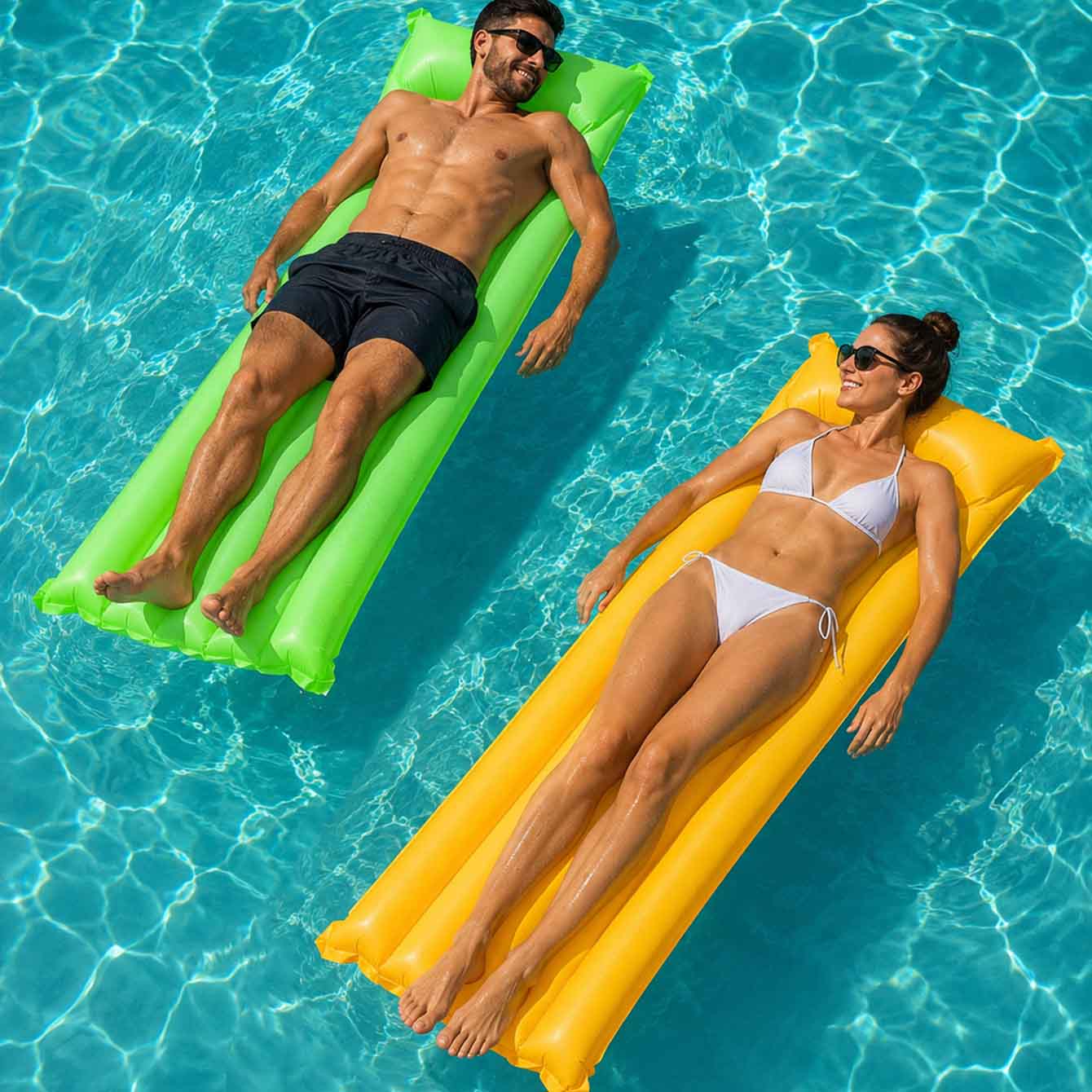 1PC Pool Float Bed Opblaasbaar - Pool Float Ring Inflatable recensie en prijs