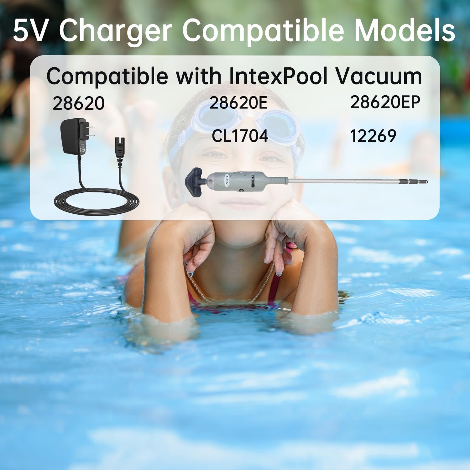 5V vervangend opladersnoer voo - Pool Vacuum Manual recensie en prijs